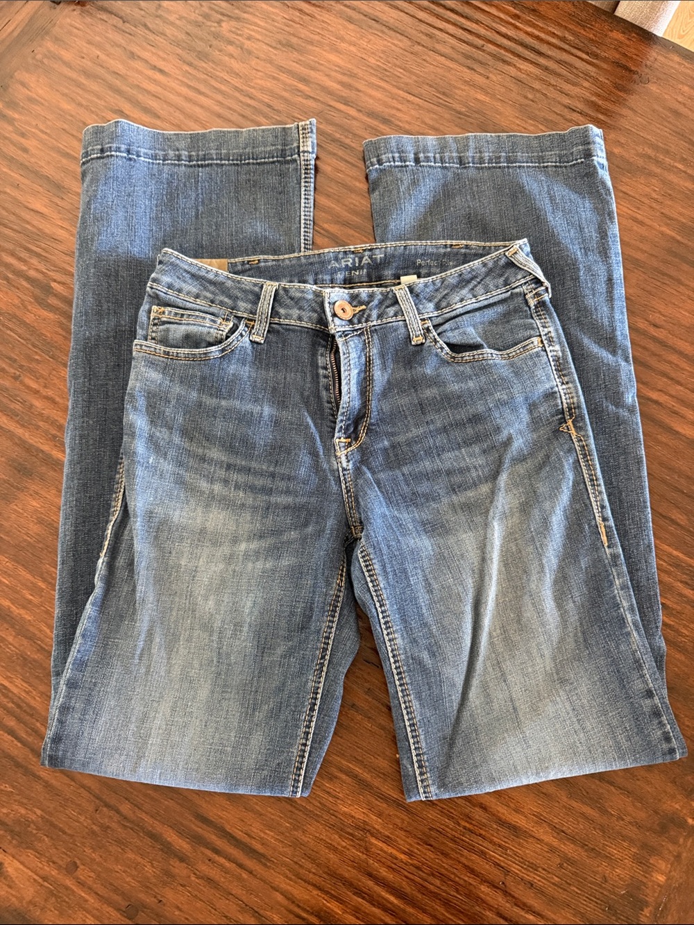 Ariat Women's Blue perfect rise trouser Jeans